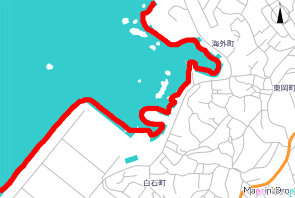 海外港～二町谷公園