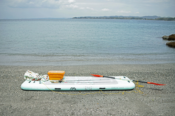 SUP(カヤック、ボート)エギングでイカを釣る