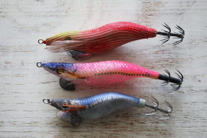 エギング、秋イカ 春のナーバスなイカ スレイカには小さいエギが効く