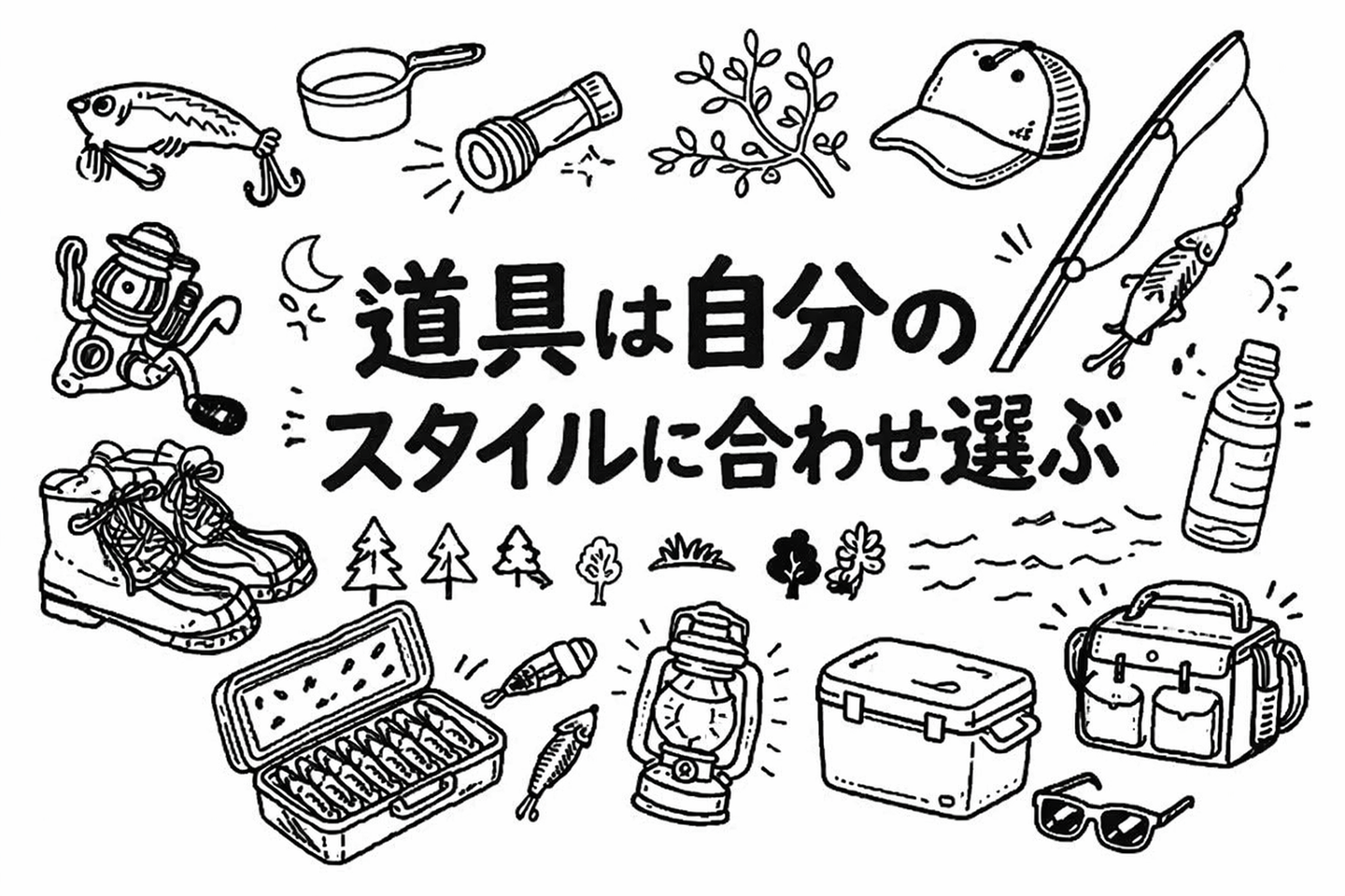 道具は自分のスタイルで決める