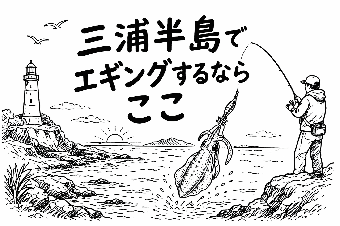 三浦半島でエギングするならここ